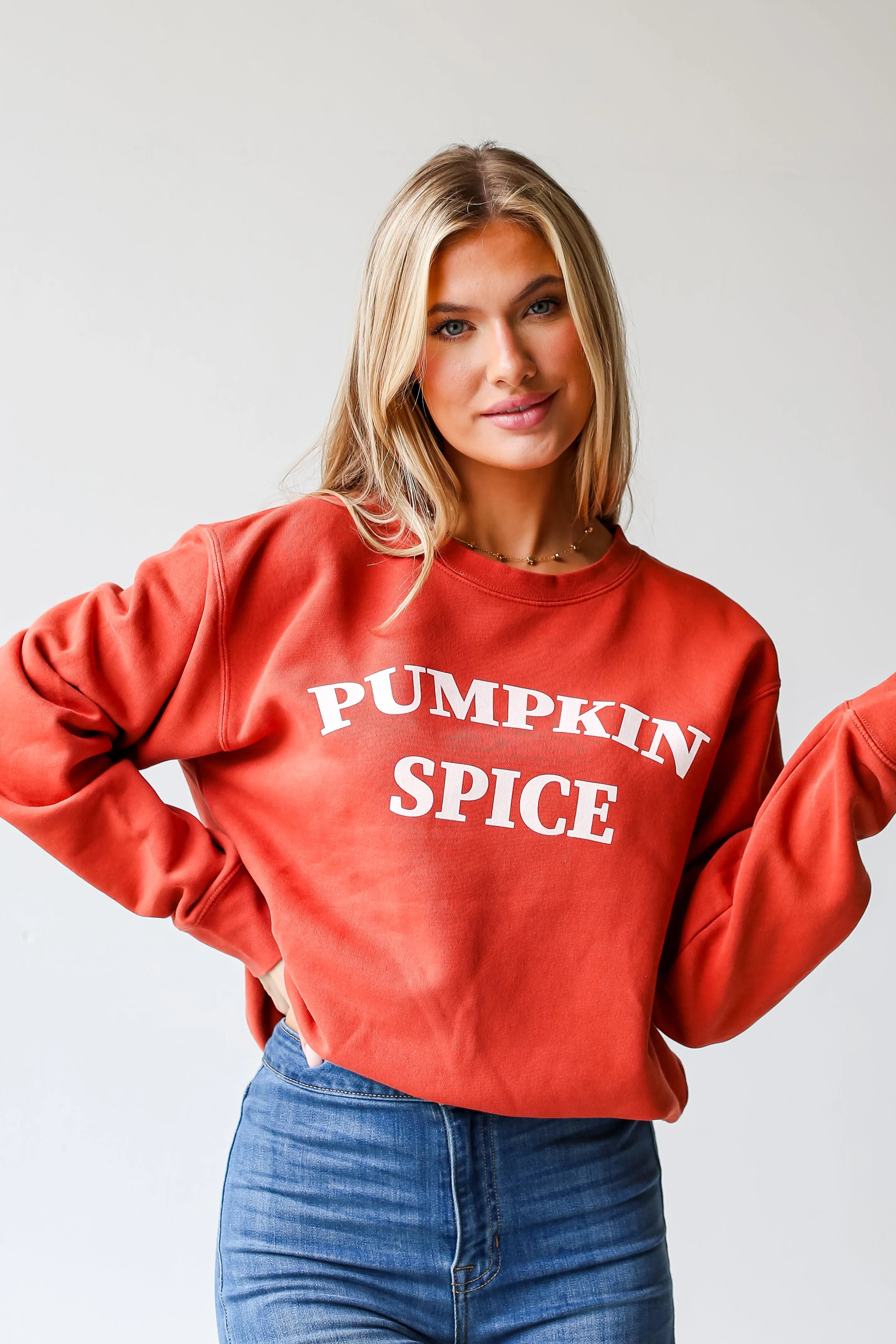 Rust Pumpkin Spice Sweatshirt