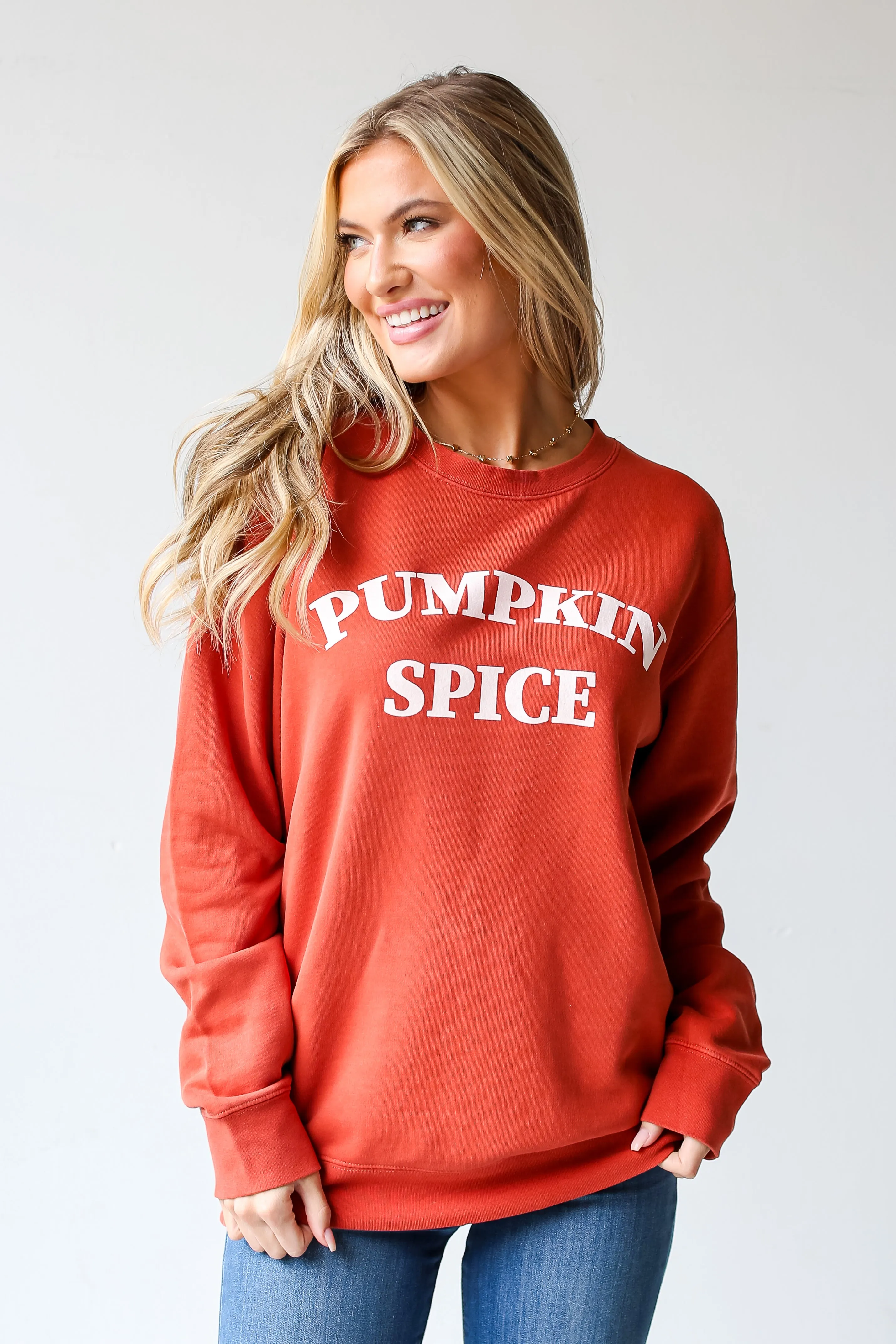 Rust Pumpkin Spice Sweatshirt