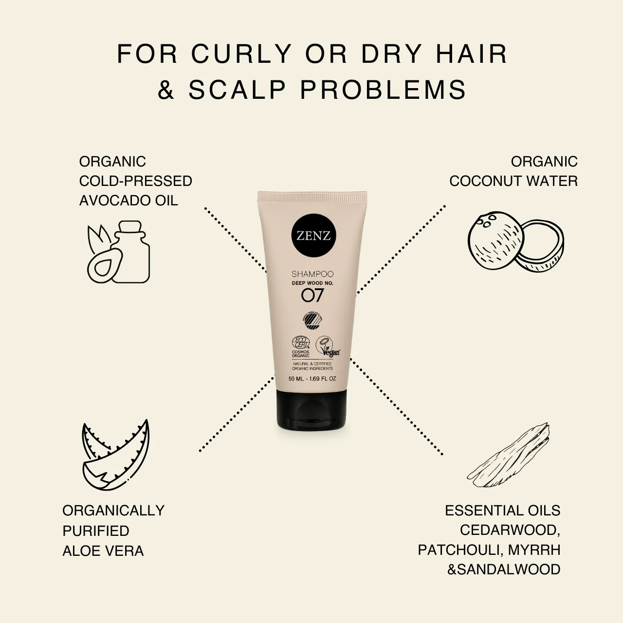 Shampoo Deep Wood no. 07 (50 ml)