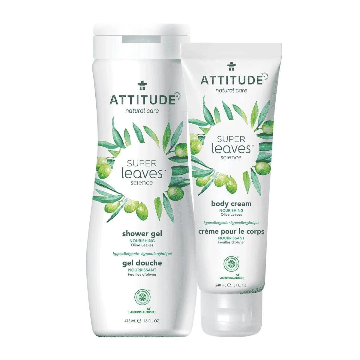 Shower gel   body cream duo : SUPER LEAVES™