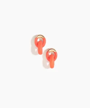 Small Rock Chain Earrings