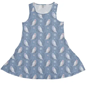 Snow Owl Moon Dress