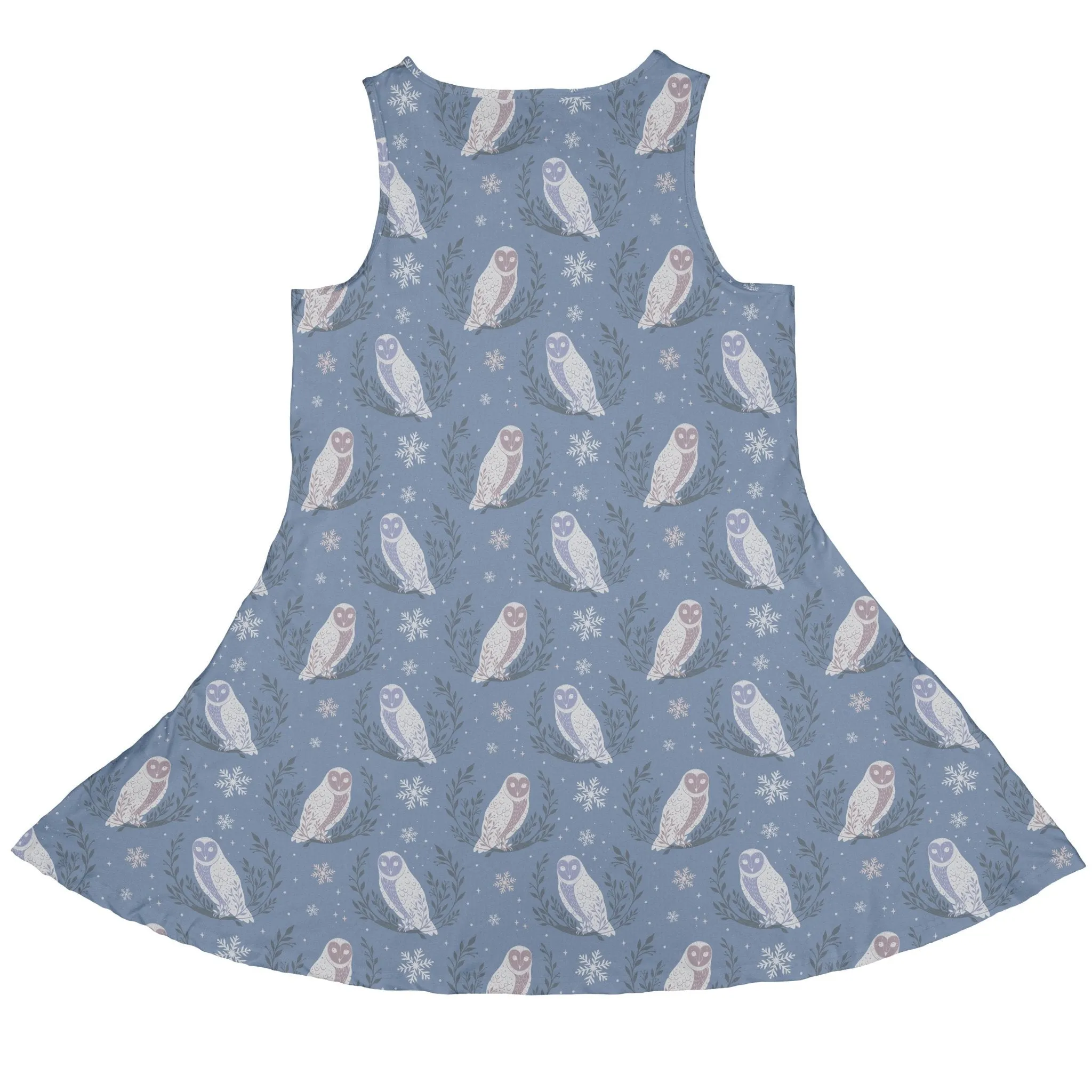 Snow Owl Moon Dress