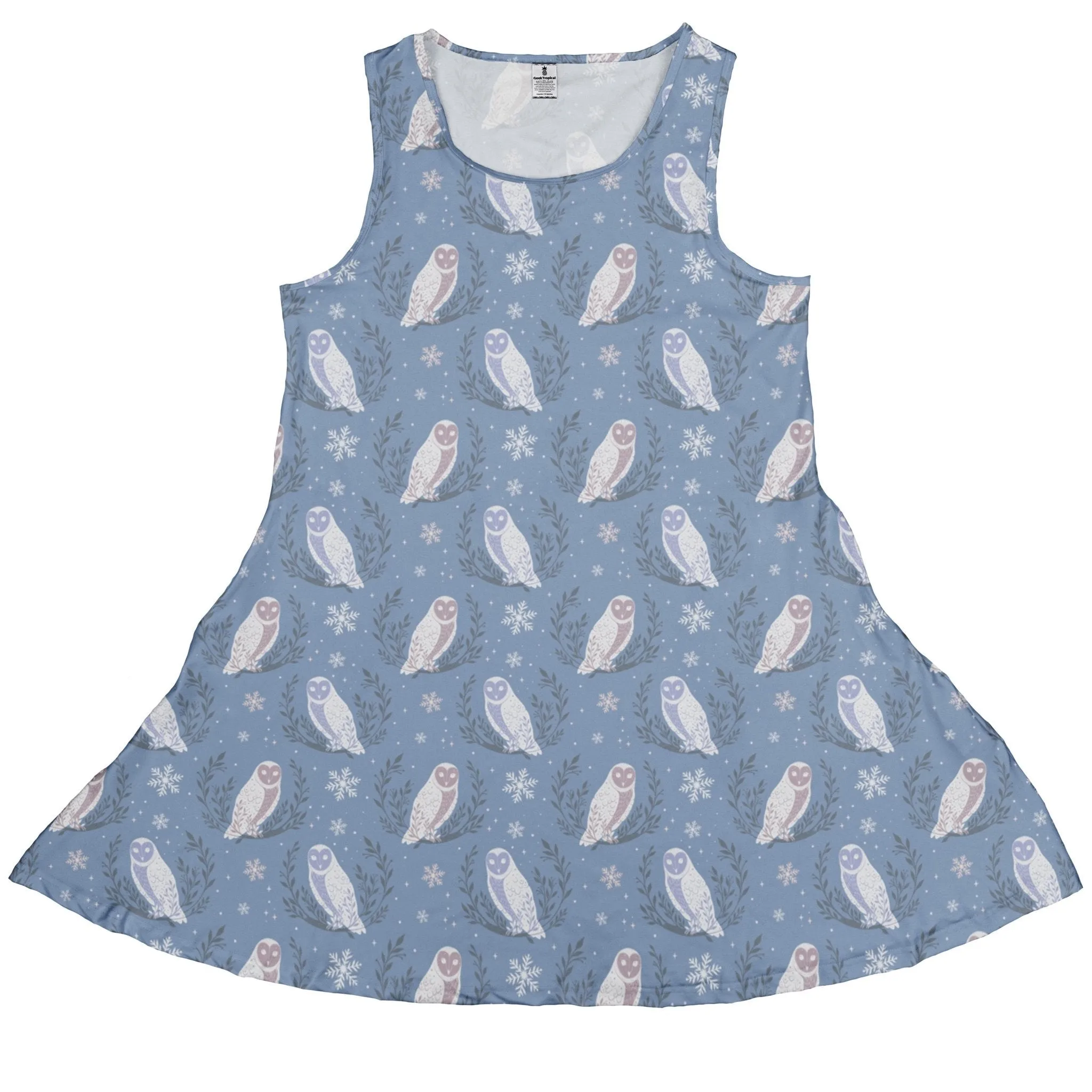 Snow Owl Moon Dress
