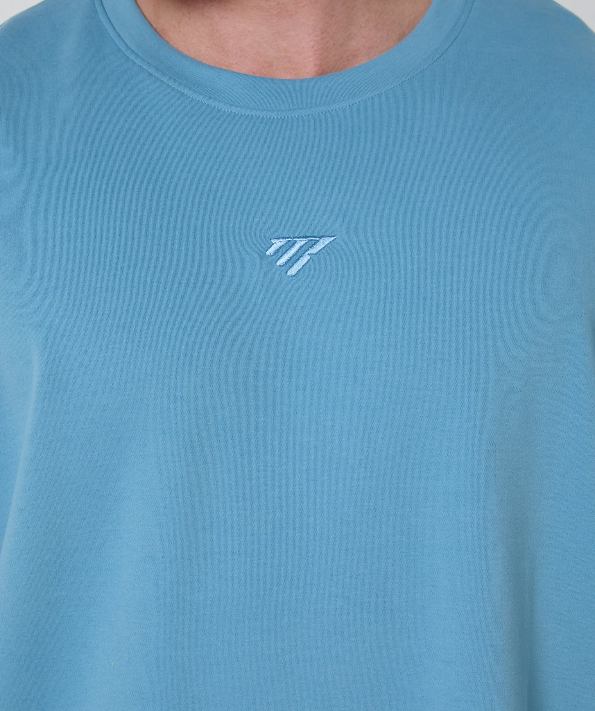 Strength Club Heavyweight Tee Ice Blue