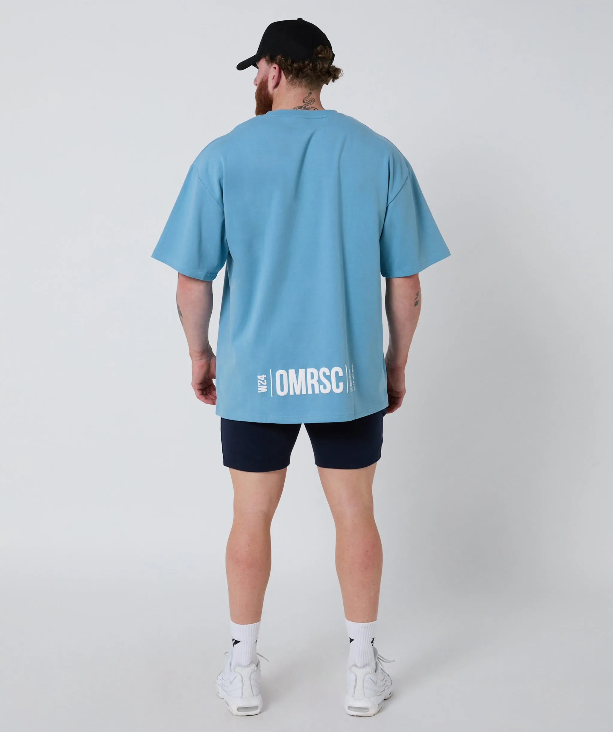 Strength Club Heavyweight Tee Ice Blue