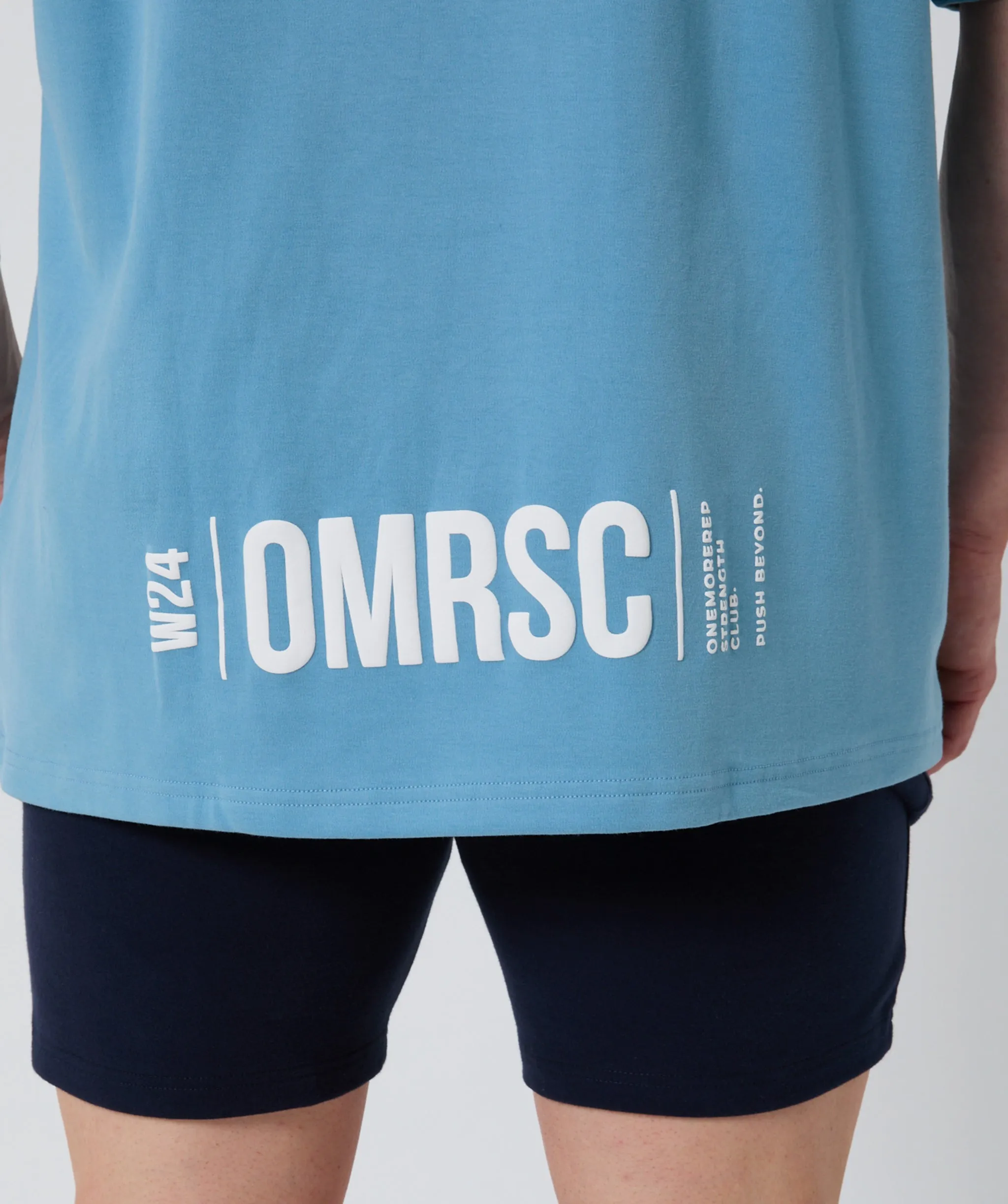 Strength Club Heavyweight Tee Ice Blue