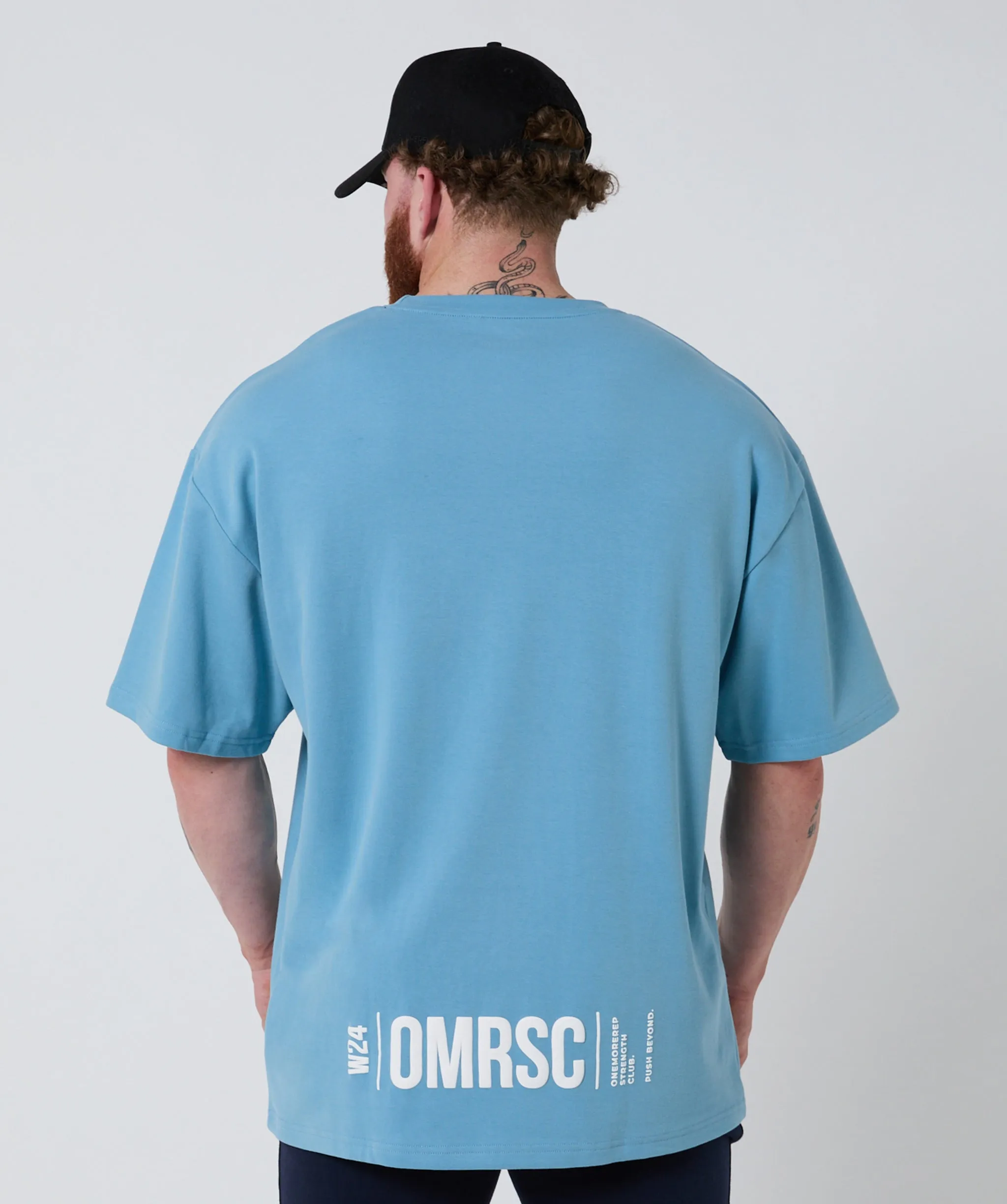 Strength Club Heavyweight Tee Ice Blue