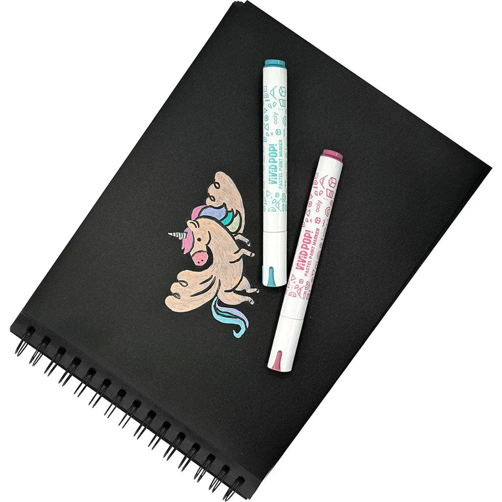 Vivid Pop! 8 Water Based Paint Markers - Pastel