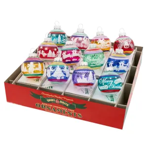 Vivid Vintage Signature Flocked Rounds, 12 Count