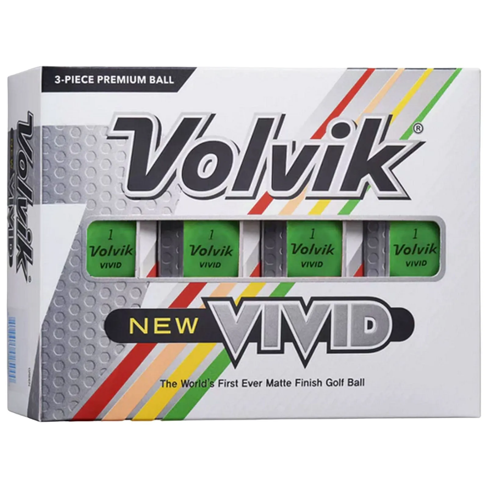 Volvik Vivid 3 Lines Golf Balls