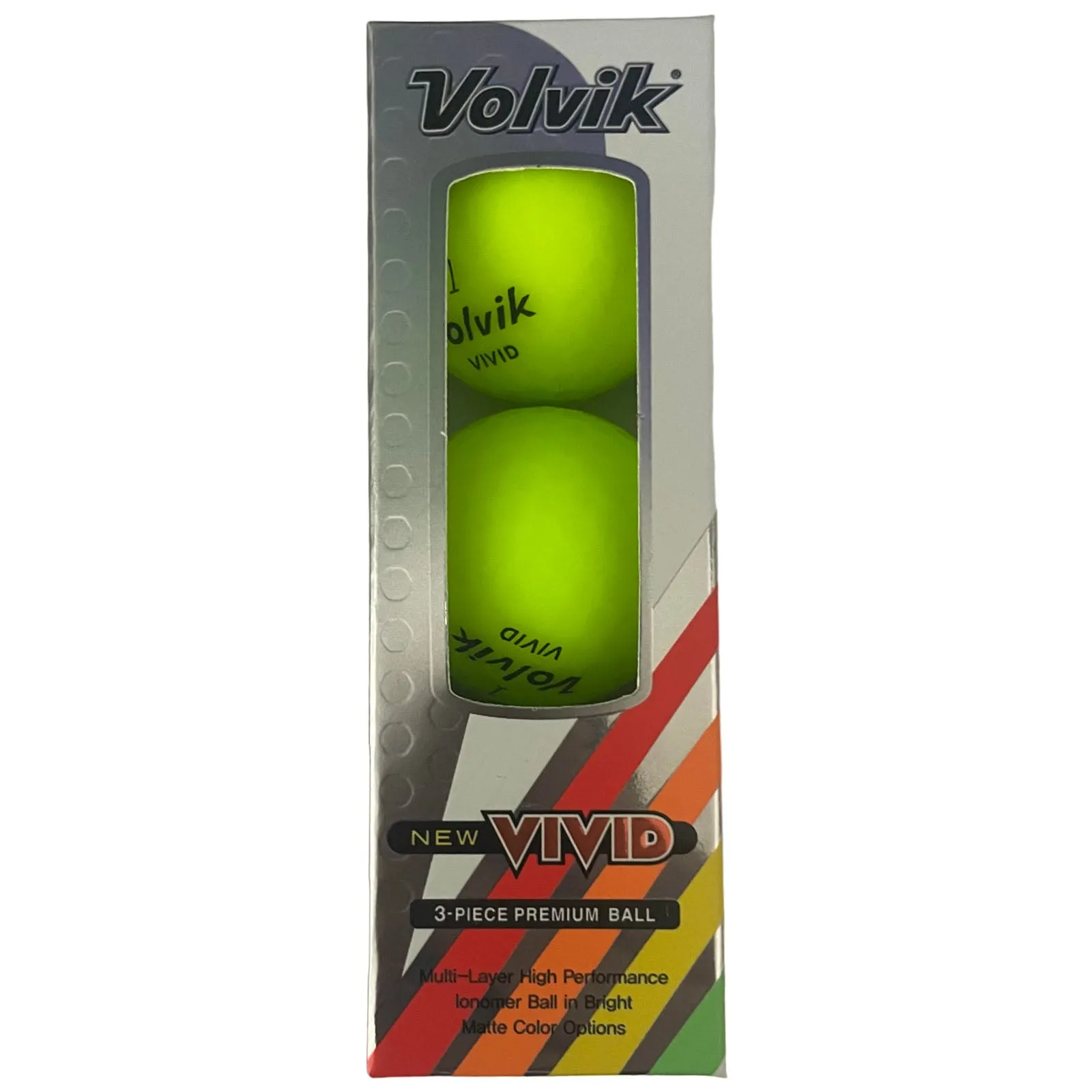 Volvik Vivid 3 Lines Golf Balls