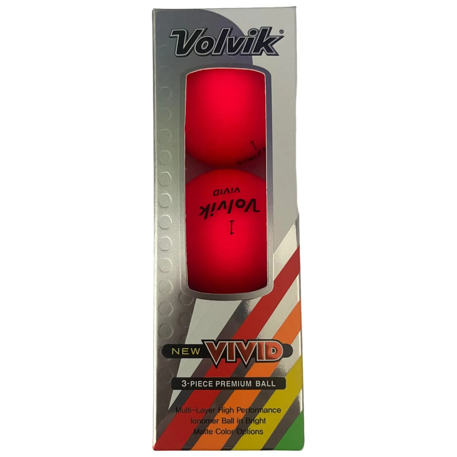 Volvik Vivid 3 Lines Golf Balls