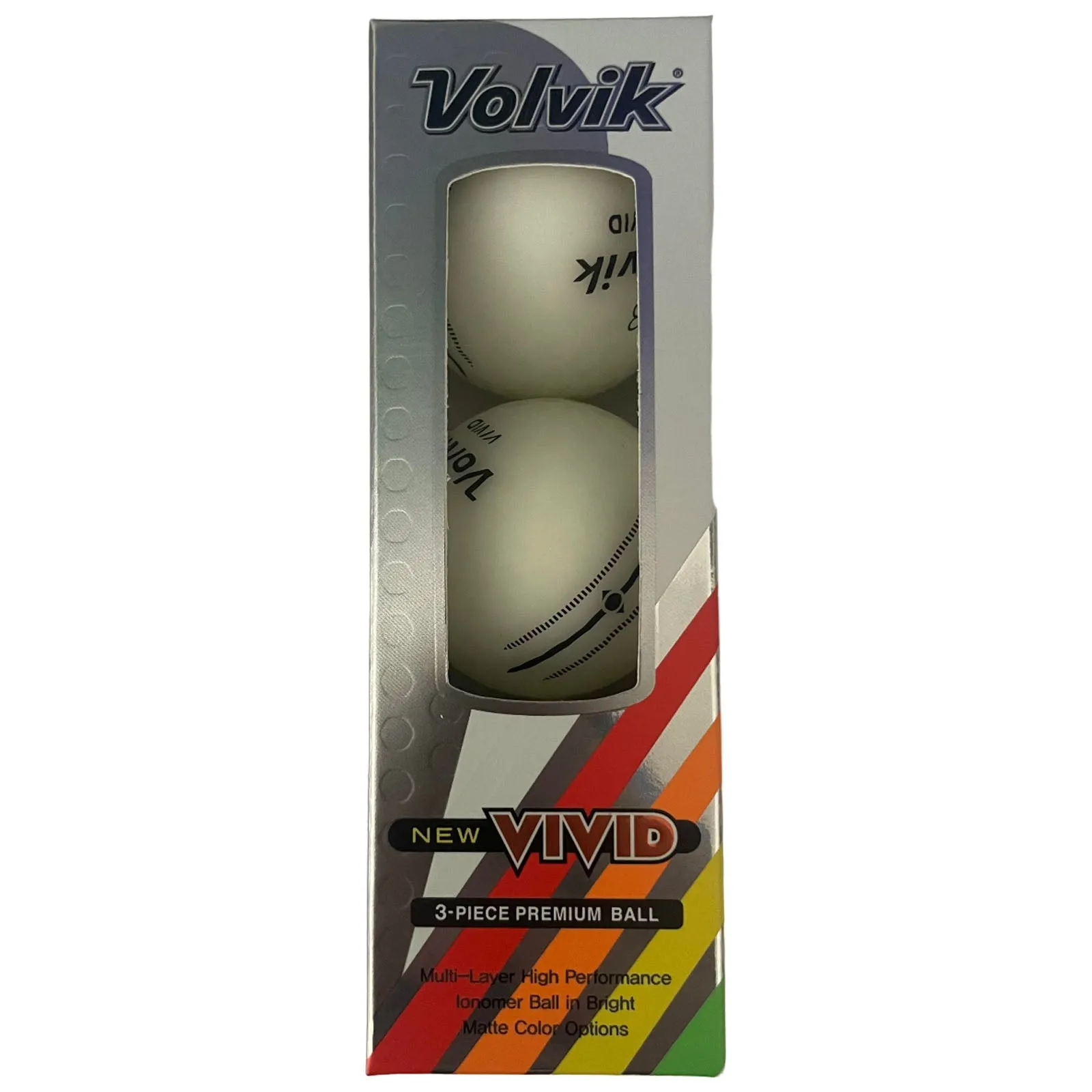 Volvik Vivid 3 Lines Golf Balls