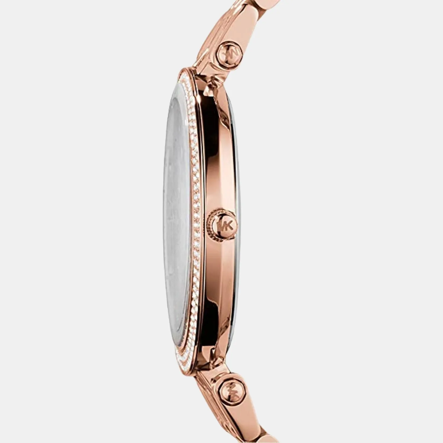 Women's Rose Gold Analog Stainless Steel Watch MK3192
