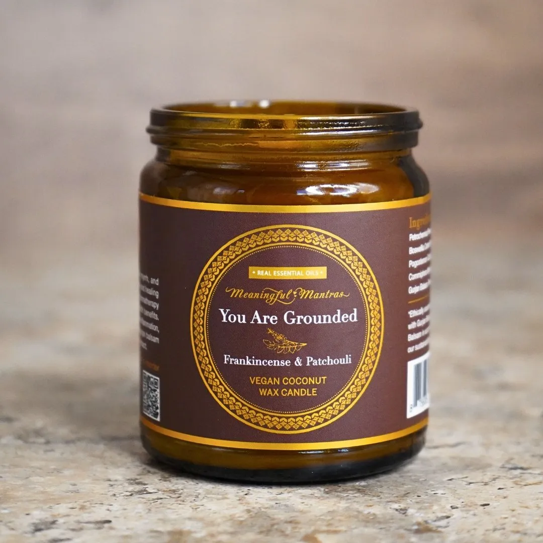 You Are Grounded Frankincense & Patchouli Candle